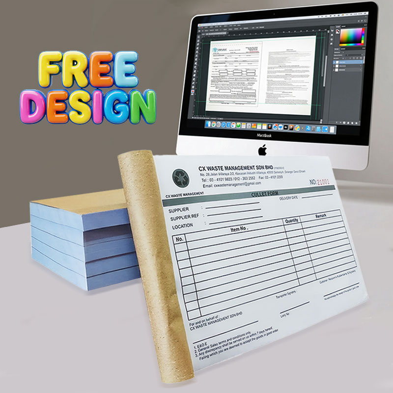 OEM ODM Printing Invoice Receipt Book A3 A4 A5