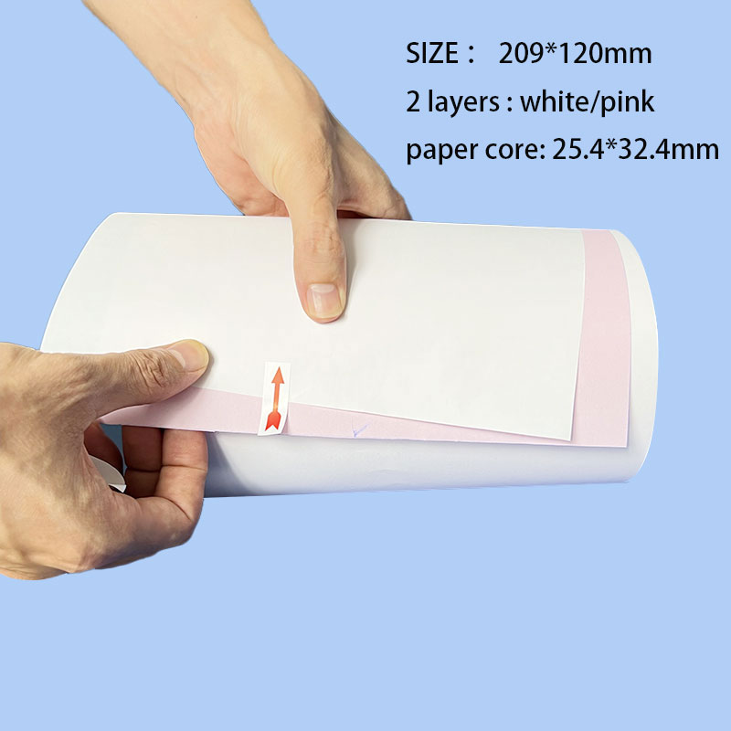 Ncr Pos Atm Receipt Carbonless Fax Paper Roll